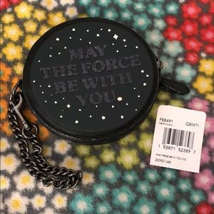 🌟NWT STAR WARS x COACH ROUND COIN PURSE🌟